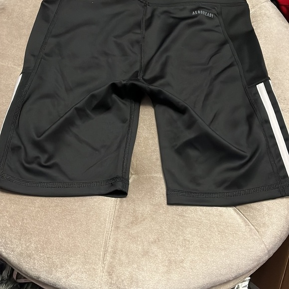 Adidas women’s cycling shorts, black with adidas stripe on each leg - Picture 6 of 10